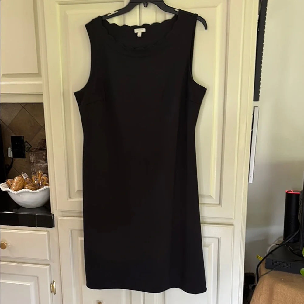 Elegant Black Sleeveless Dress by Talbots - Picture 1 of 9